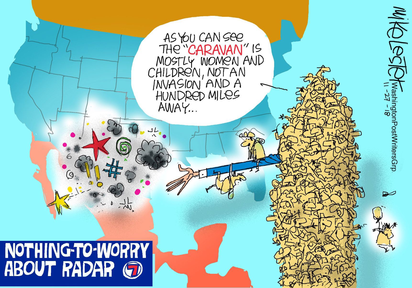 Mike Lester cartoon